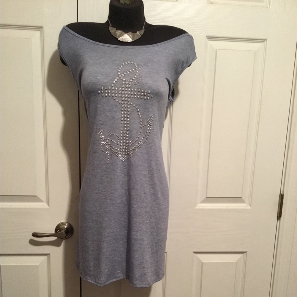 ♥️BUY& FLY SALE $16 SJS Mini anchor dress .Sz.M